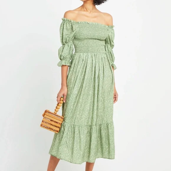 Few Moda | Opal Dress - Green Floral / S